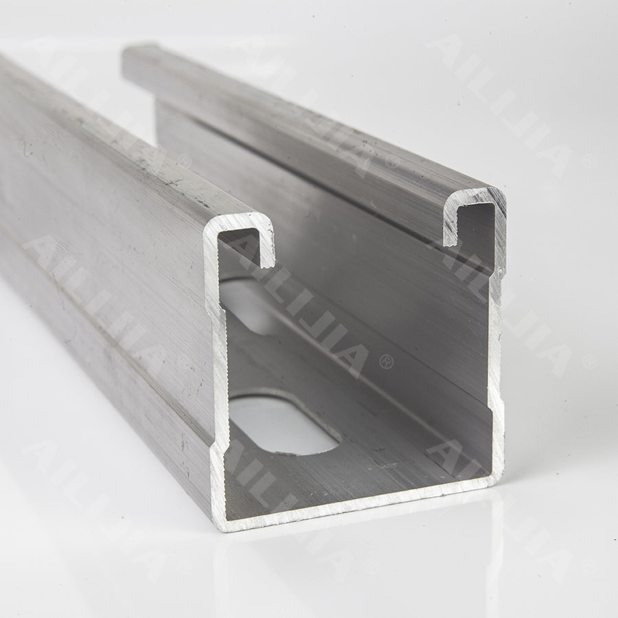 41*41光(guāng)伏鋁合金(jīn)支架導軌C型檀條龍骨橫梁（支持定做(zuò)）